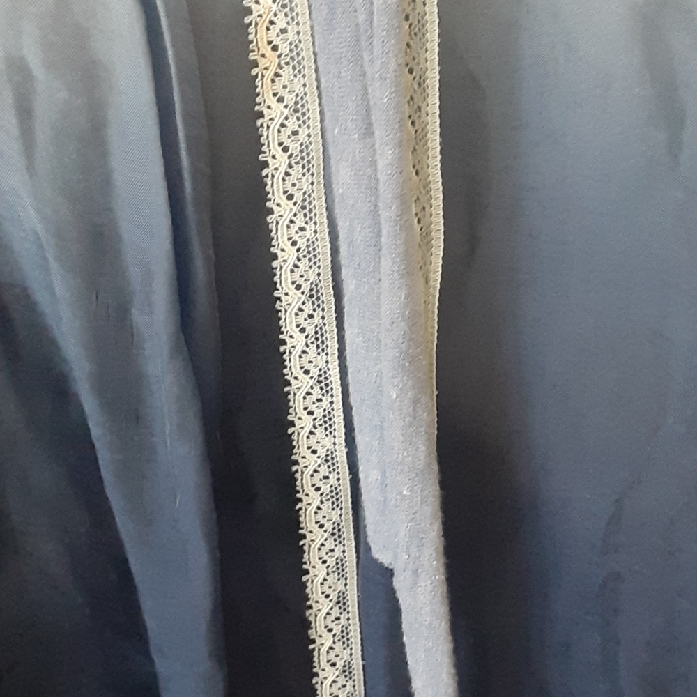 Broken Ghost boho mix media top sz xs - Picture 4 of 11